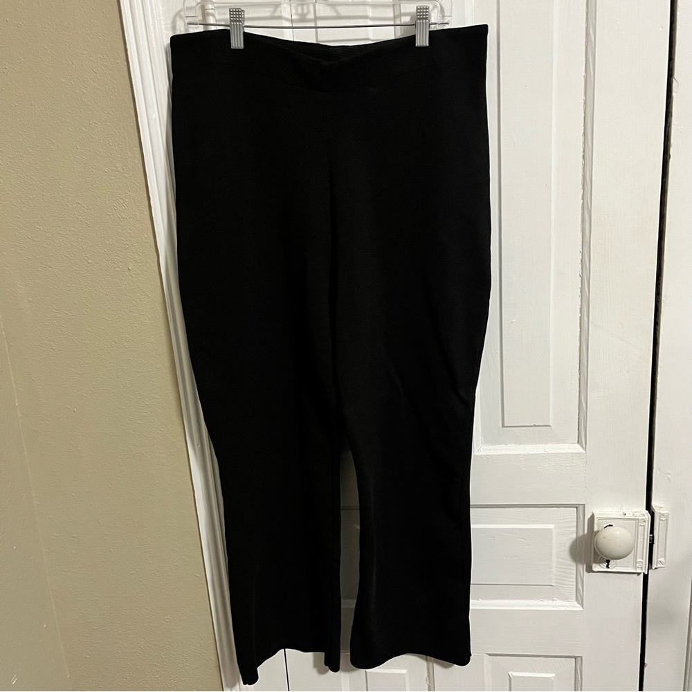 Tuckernuck Pull On Knit Pants Plus Size XXL Black W2